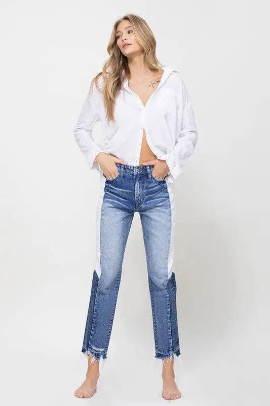 Super high rise crop jeans Jeans