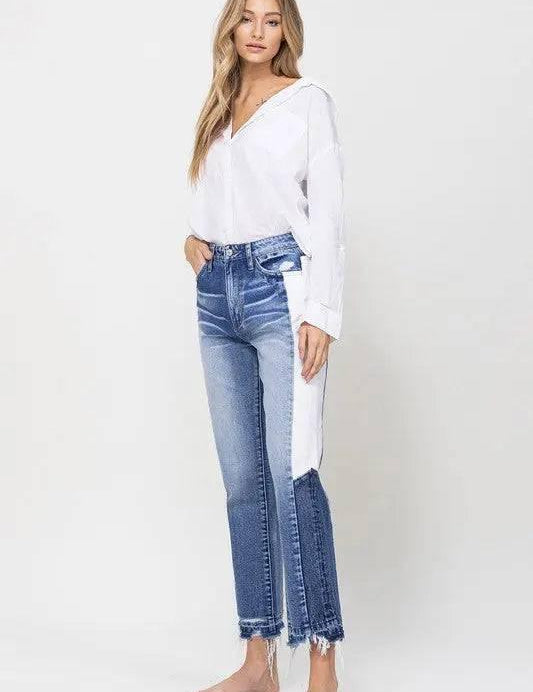 Super high rise crop jeans Jeans