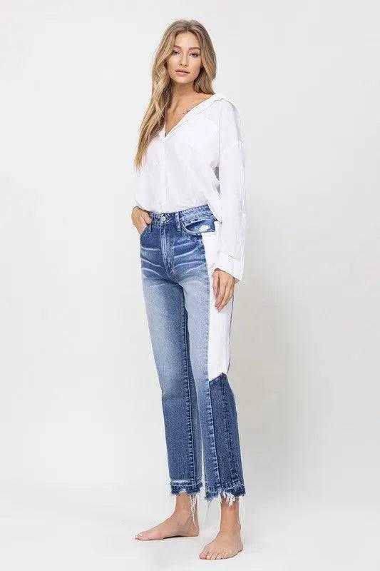 Super high rise crop jeans Jeans