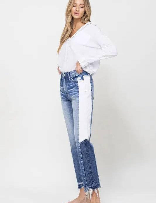 Super high rise crop jeans Jeans