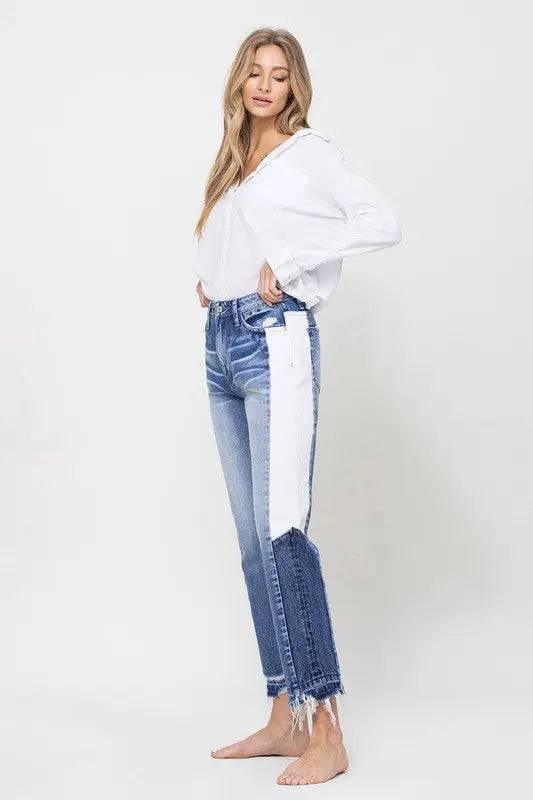 Super high rise crop jeans Jeans