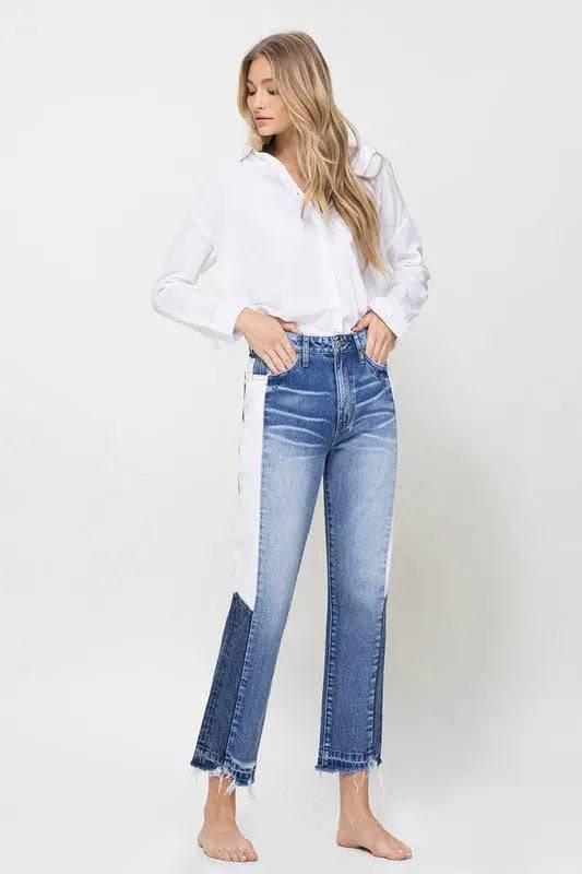 Super high rise crop jeans Jeans