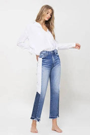 Super high rise crop jeans Jeans