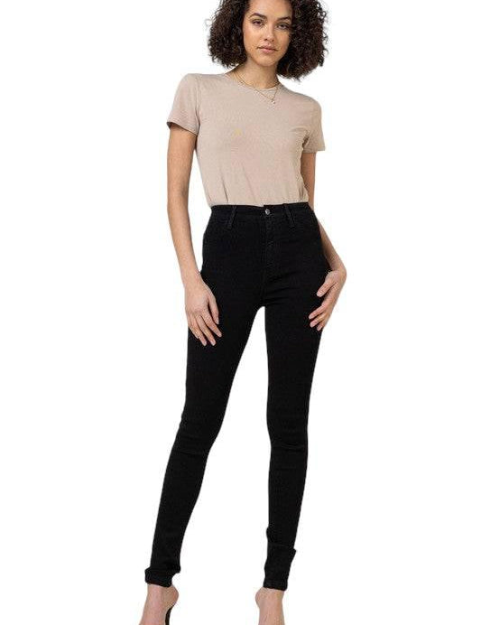 Classic High Waisted Black Skinny Jeans Jeans