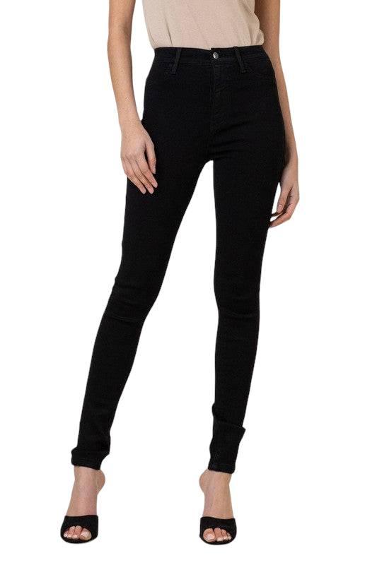 Classic High Waisted Black Skinny Jeans Black 11 Jeans