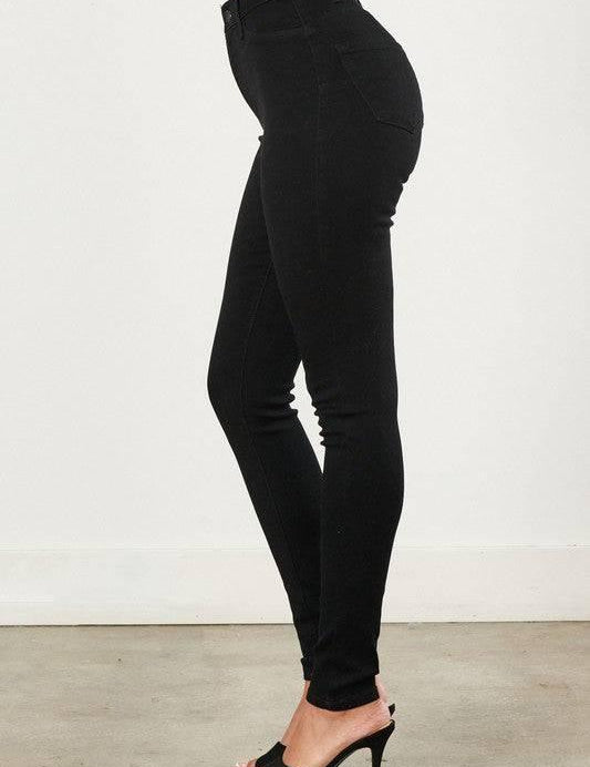 High Waisted Black Skinny Jeans Jeans