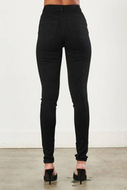 High Waisted Black Skinny Jeans Jeans