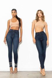 High waisted classic skinny jeans Jeans