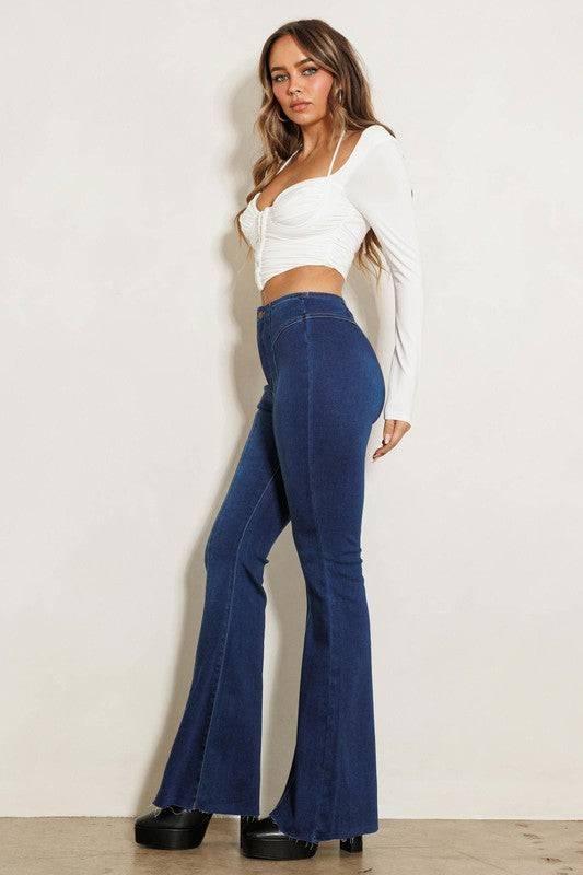 Vibrant M.I.U. High Waisted Flare Jeans Jeans