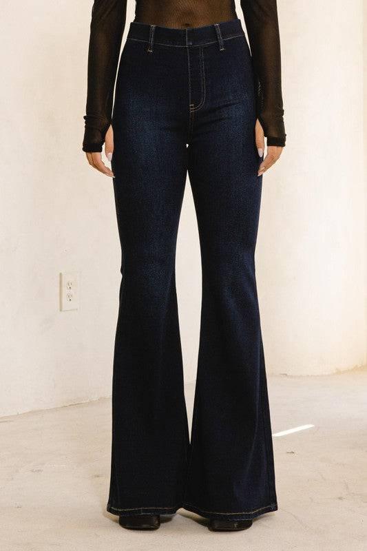 High waisted flare jeans Jeans