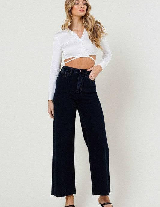 High waisted wide leg jeans Jeans