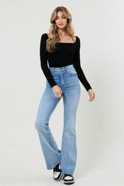 High Waisted Flare Jeans Jeans