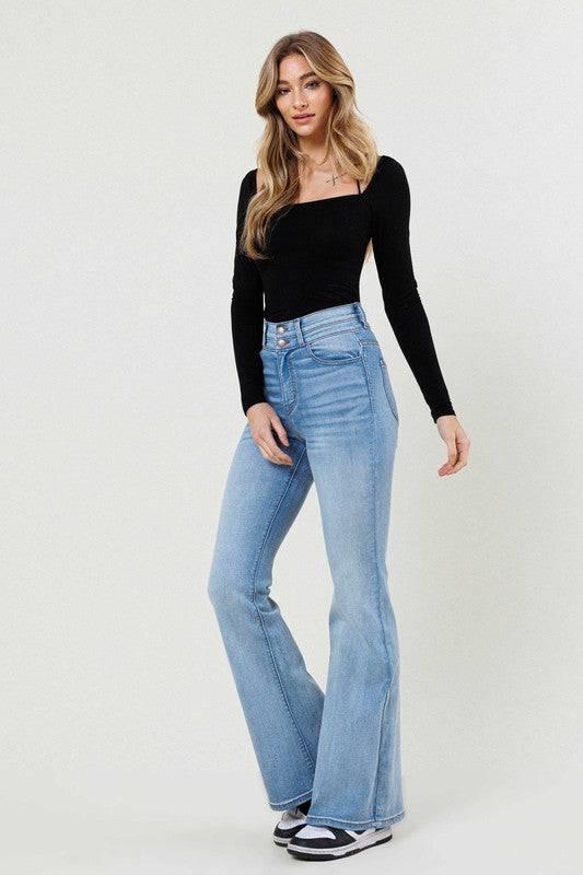 High Waisted Flare Jeans Jeans