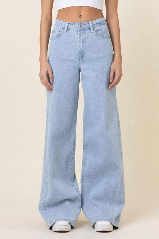 Low rider wide leg jeans Jeans