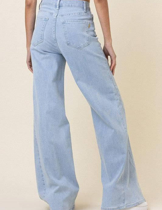 Low rider wide leg jeans Jeans