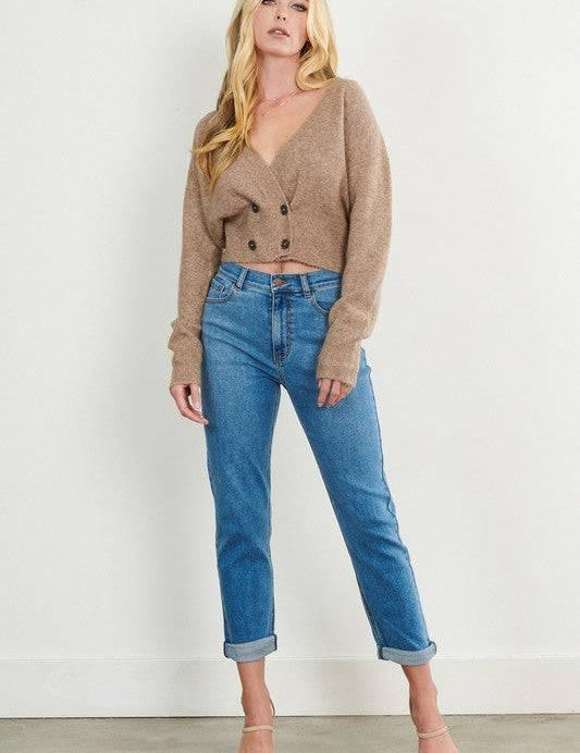 Classic mom jeans Medium Stone Jeans