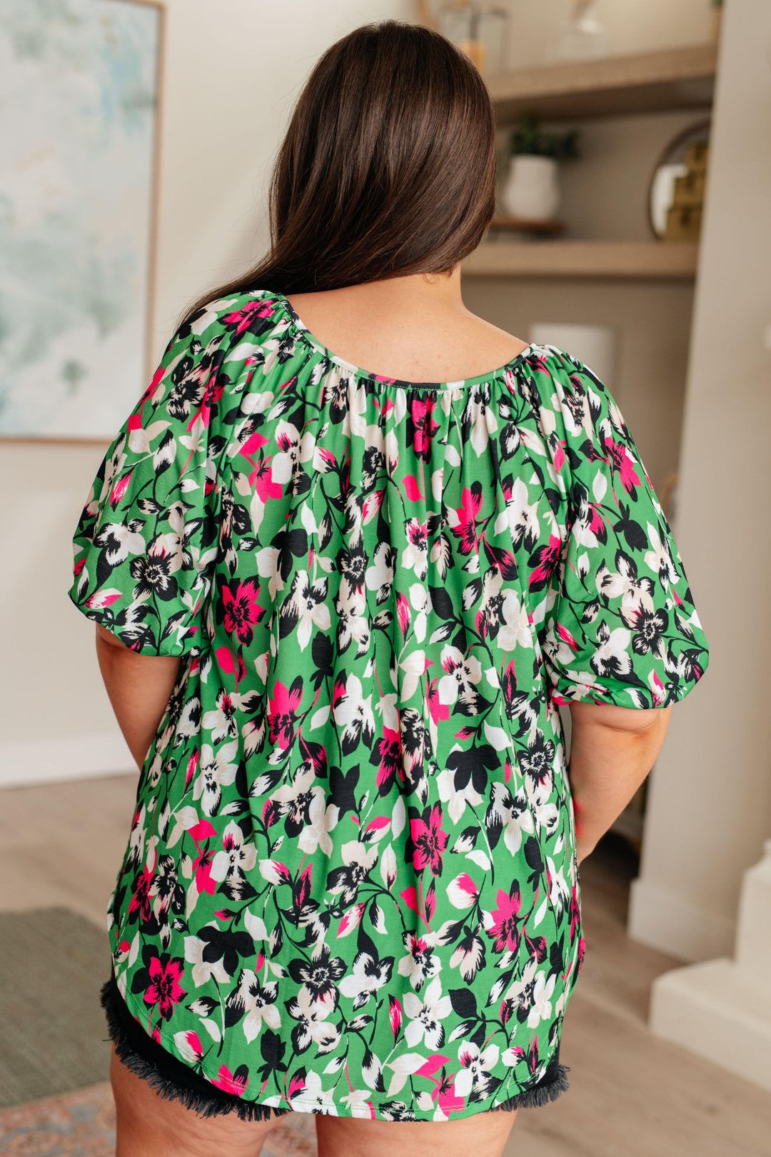 Wild and Bright Floral Top Shirts & Tops