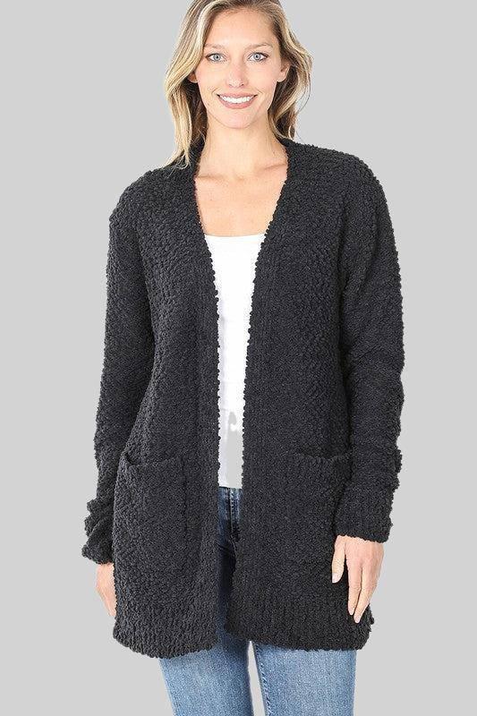 Long sleeved open cardigan Cardigans