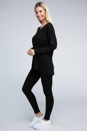 Zenana Long Sleeve Loungewear Set Loungewear