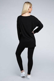 Zenana Long Sleeve Loungewear Set Loungewear