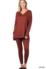 Zenana Long Sleeve Loungewear Set Loungewear