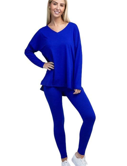 Zenana Long Sleeve Loungewear Set Loungewear