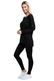 Zenana Long Sleeve Loungewear Set Loungewear