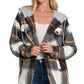Zenana plaid hooded fleece shacket Shackets