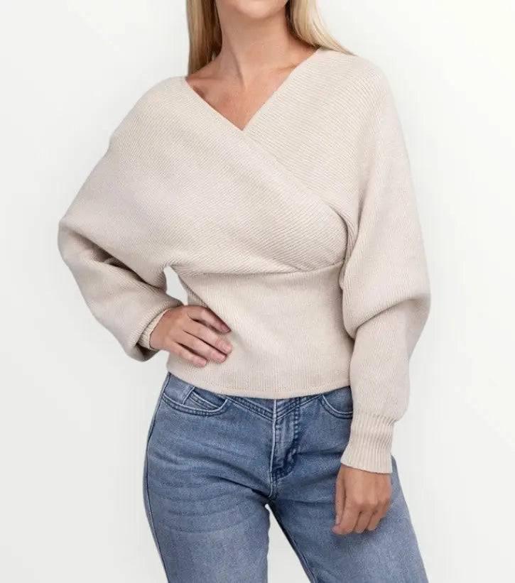 Zenana Cross wrap sweater Sweaters