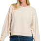 Zenana Exposed Seam Sweater Sweaters