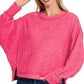 Zenana Exposed Seam Sweater Sweaters