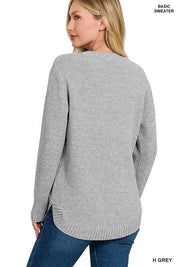 Zenana crew neck sweater Sweaters