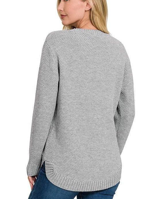 Zenana crew neck sweater Sweaters