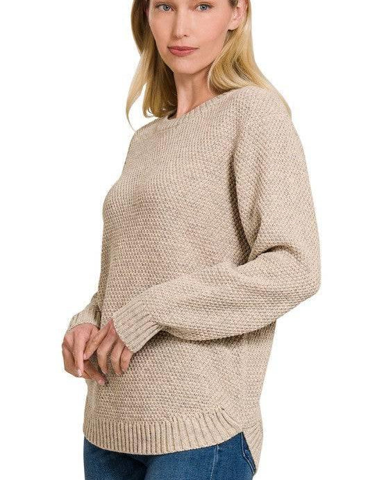 Zenana crew neck sweater Sweaters