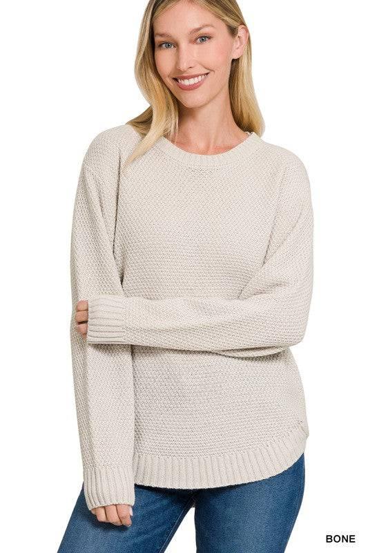 Zenana crew neck sweater Sweaters