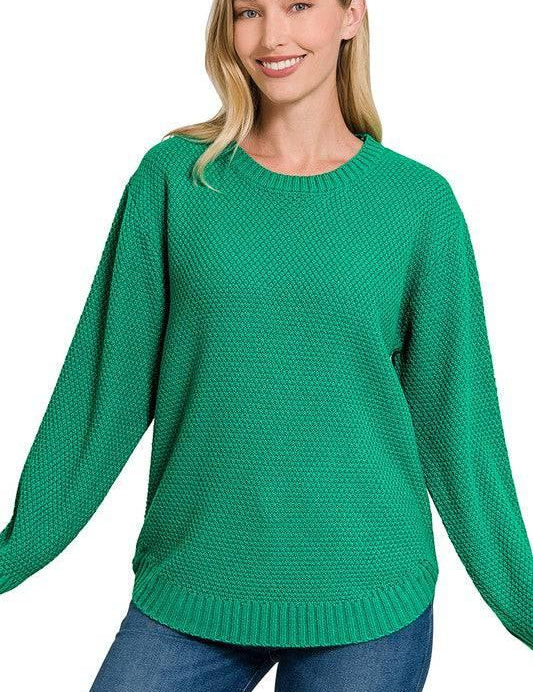 Zenana crew neck sweater Sweaters