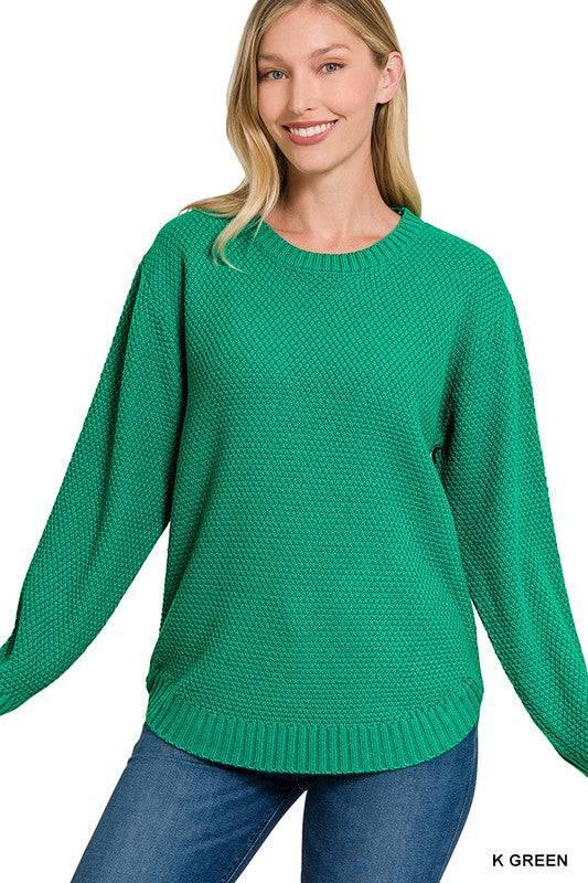 Zenana crew neck sweater Sweaters