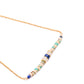 Lapis Lazuli Beaded Titanium Steel Necklace Necklaces