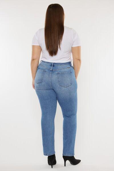 Kancan Full Size Cat's Whiskers High Waist Jeans Jeans