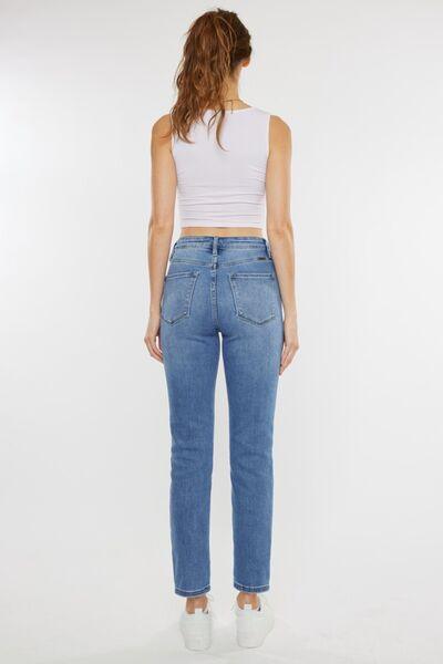 Kancan Full Size Cat's Whiskers High Waist Jeans Jeans