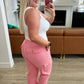 Judy Blue Pink High Rise Cargo Jeans Jeans
