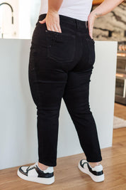 Judy Blue Black Slim Fit Rhinestone Jeans | Jeans Daverri Fashions