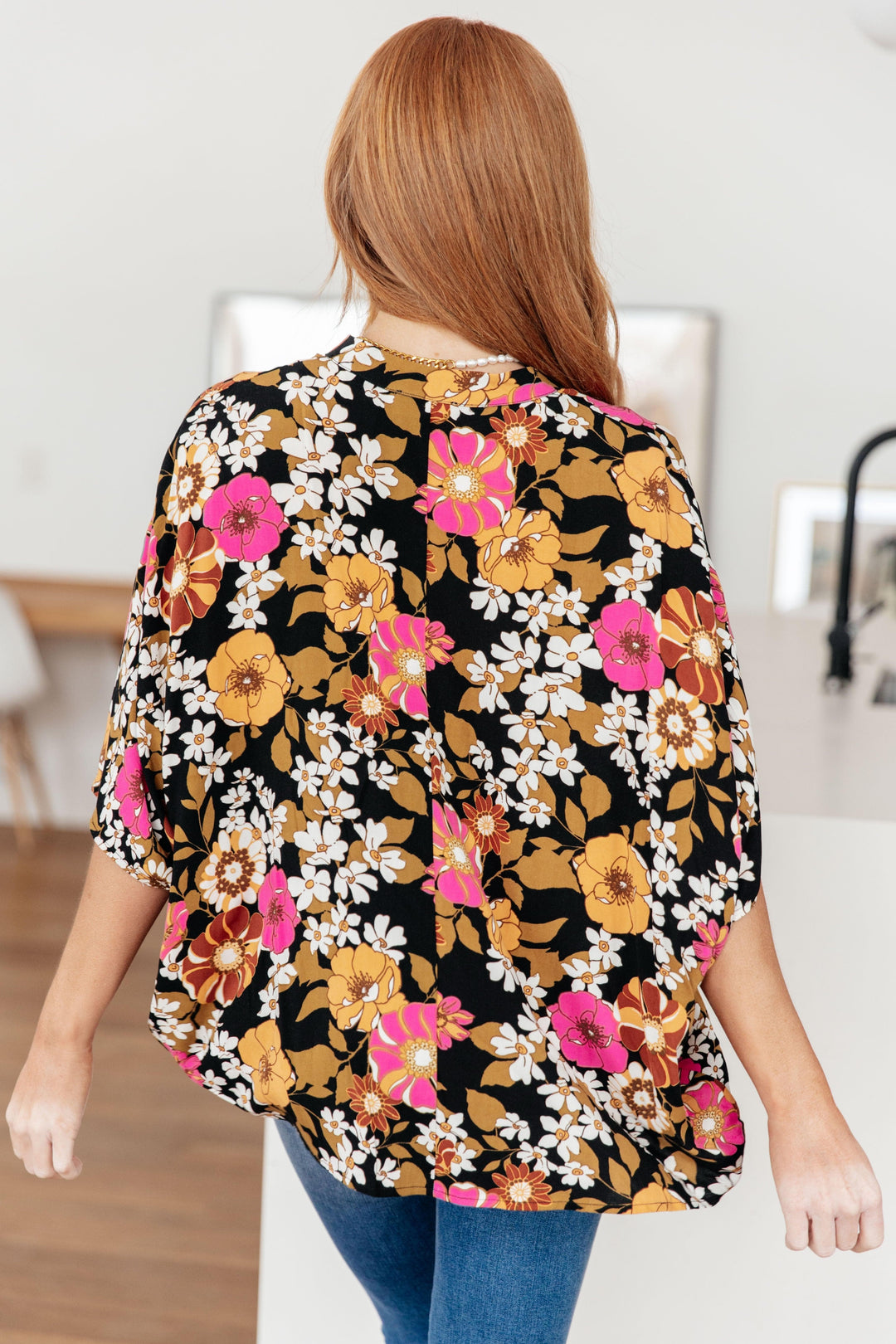 Take Another Chance Floral Print Top Shirts & Tops