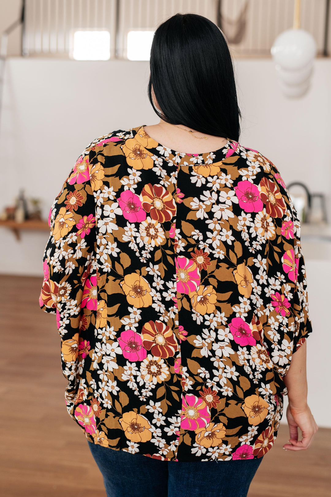 Take Another Chance Floral Print Top Shirts & Tops